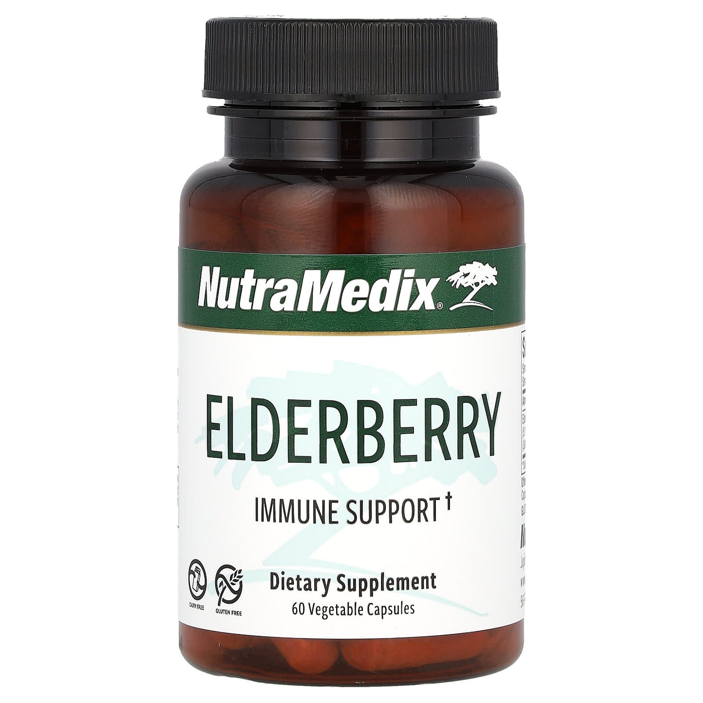 NutraMedix, Elderberry, Immune Support, 500 mg, 60 Vegetable Capsules - Image 1