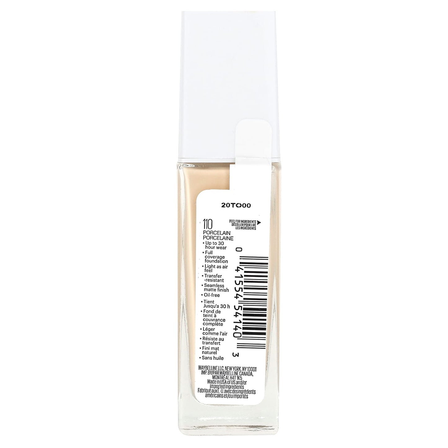Maybelline, Super Stay, Active Wear Foundation, 110 Porcelain, 1 fl oz (30 ml) - Image 2