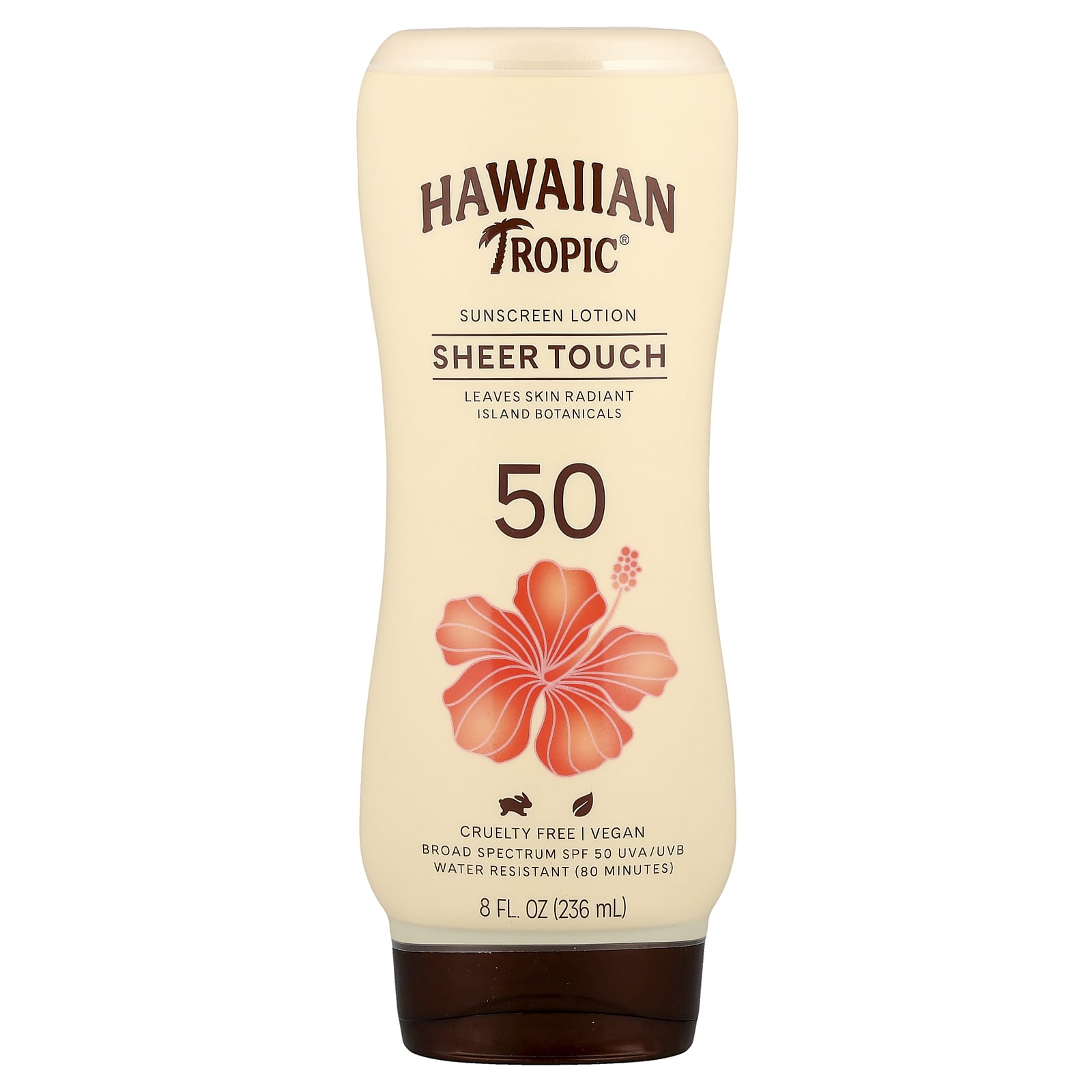 Hawaiian Tropic Sheer Touch Sunscreen Lotion, SPF 50, 8 fl oz - Image 1