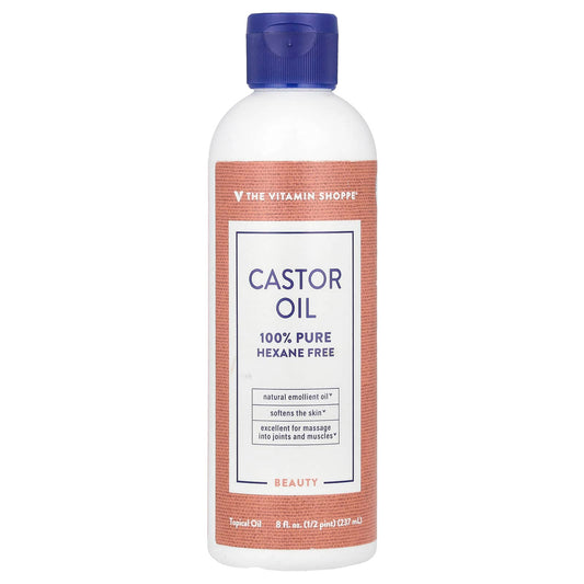 The Vitamin Shoppe, Castor Oil, 8 fl oz (237 ml) - Image 1