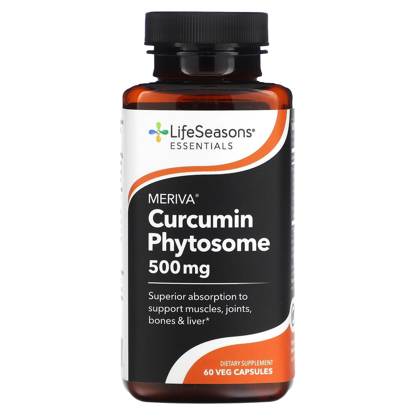LifeSeasons, Meriva® Curcumin Phytosome, 60 Veg Capsules - Image 1