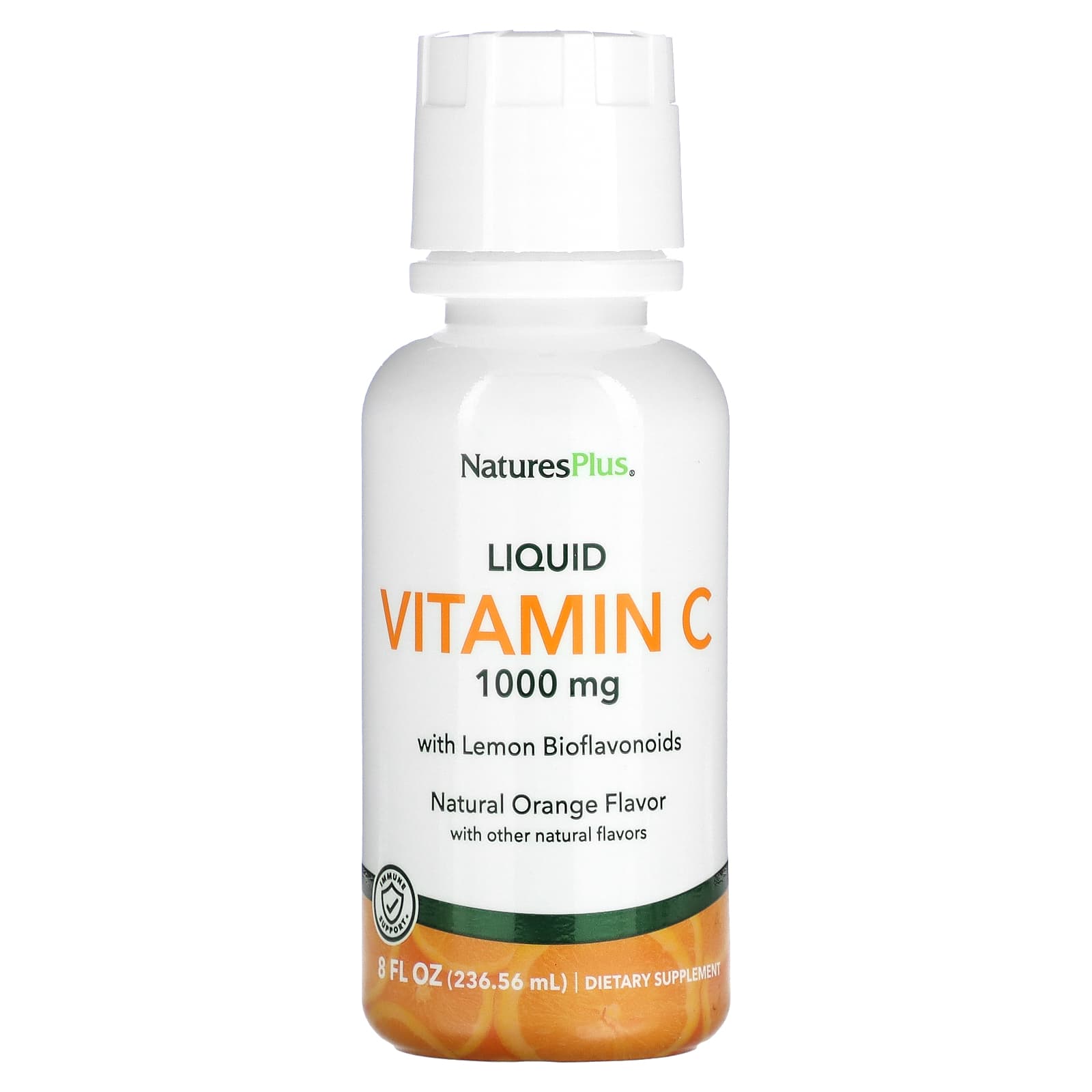 NaturesPlus, Liquid Vitamin C, Natural Orange, 8 fl oz (236.56 ml)