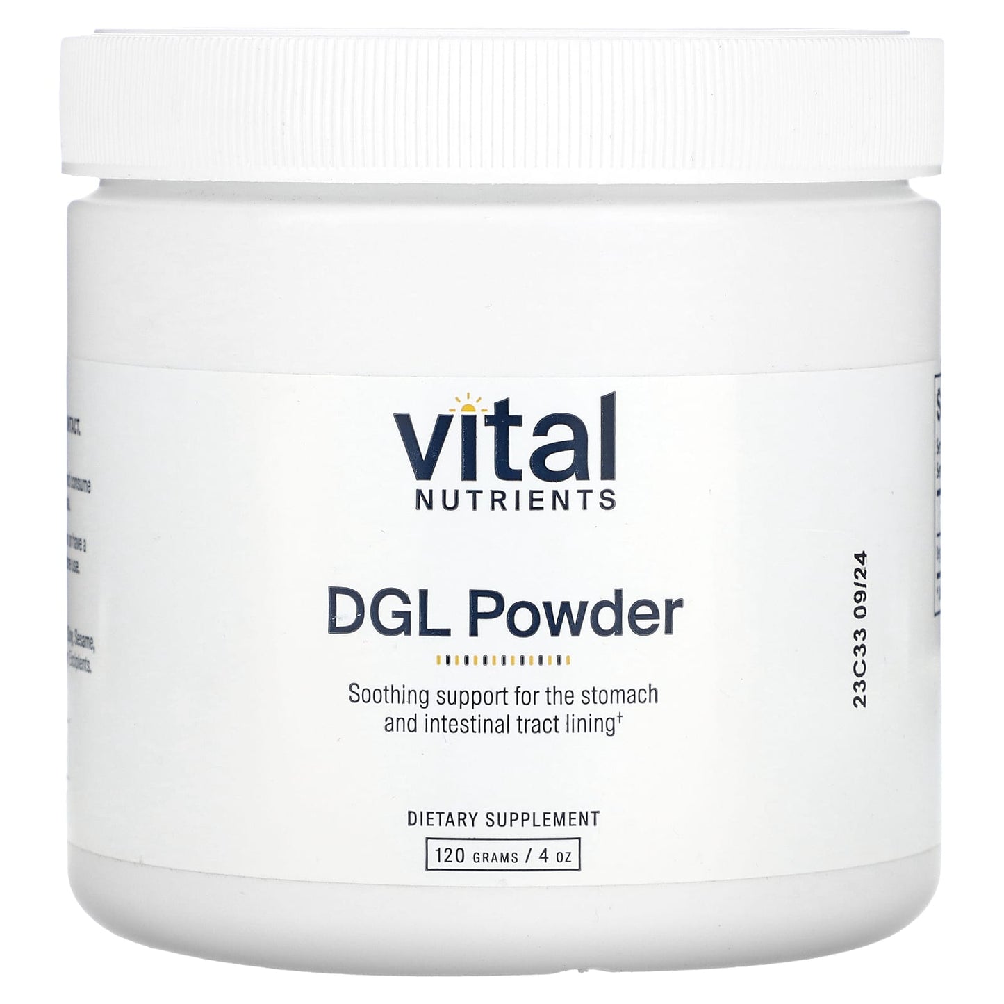 Vital Nutrients, DGL Powder, 4 oz (120 g) - Image 1