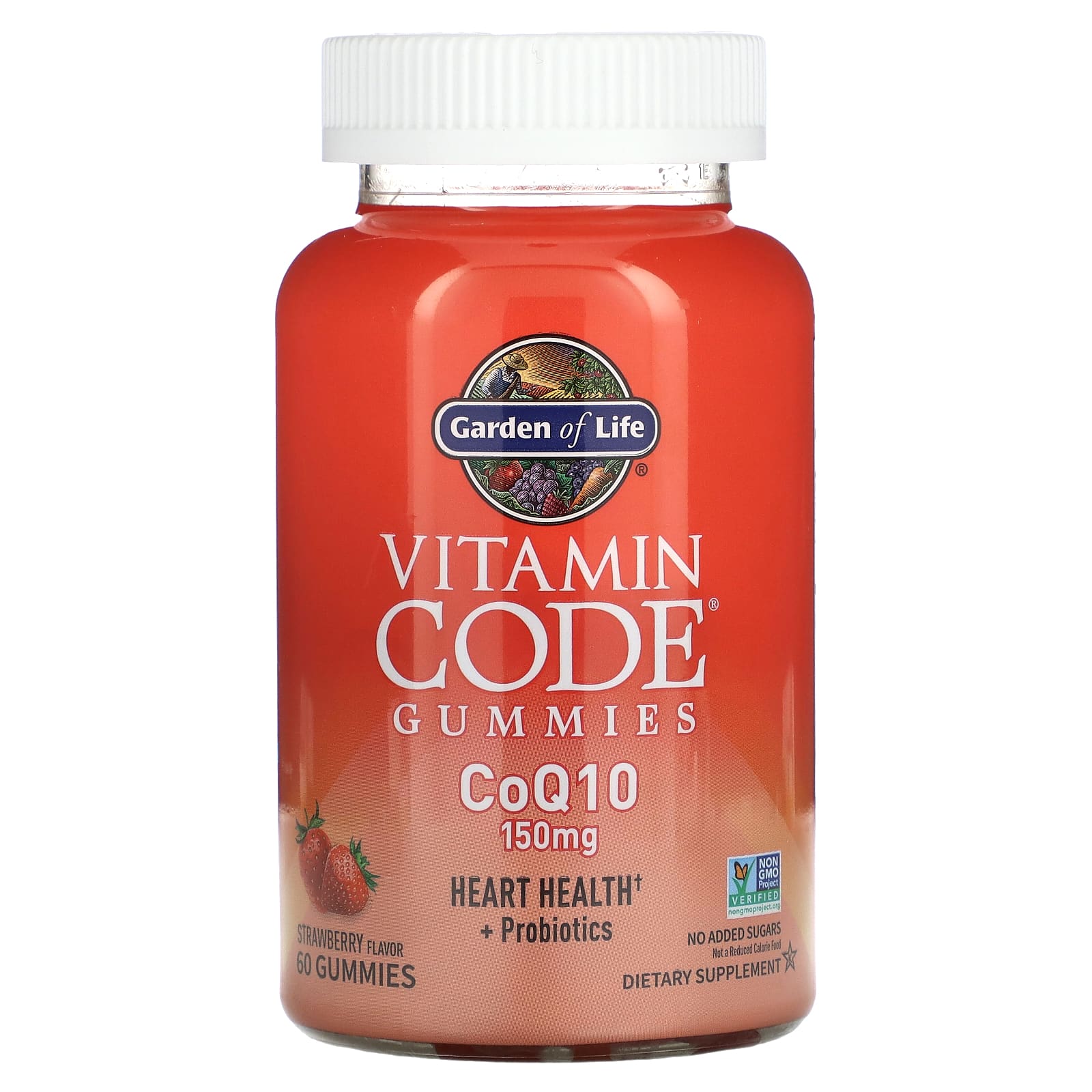 Garden of Life, Vitamin Code Gummies, CoQ10, Strawberry, 60 Gummies
