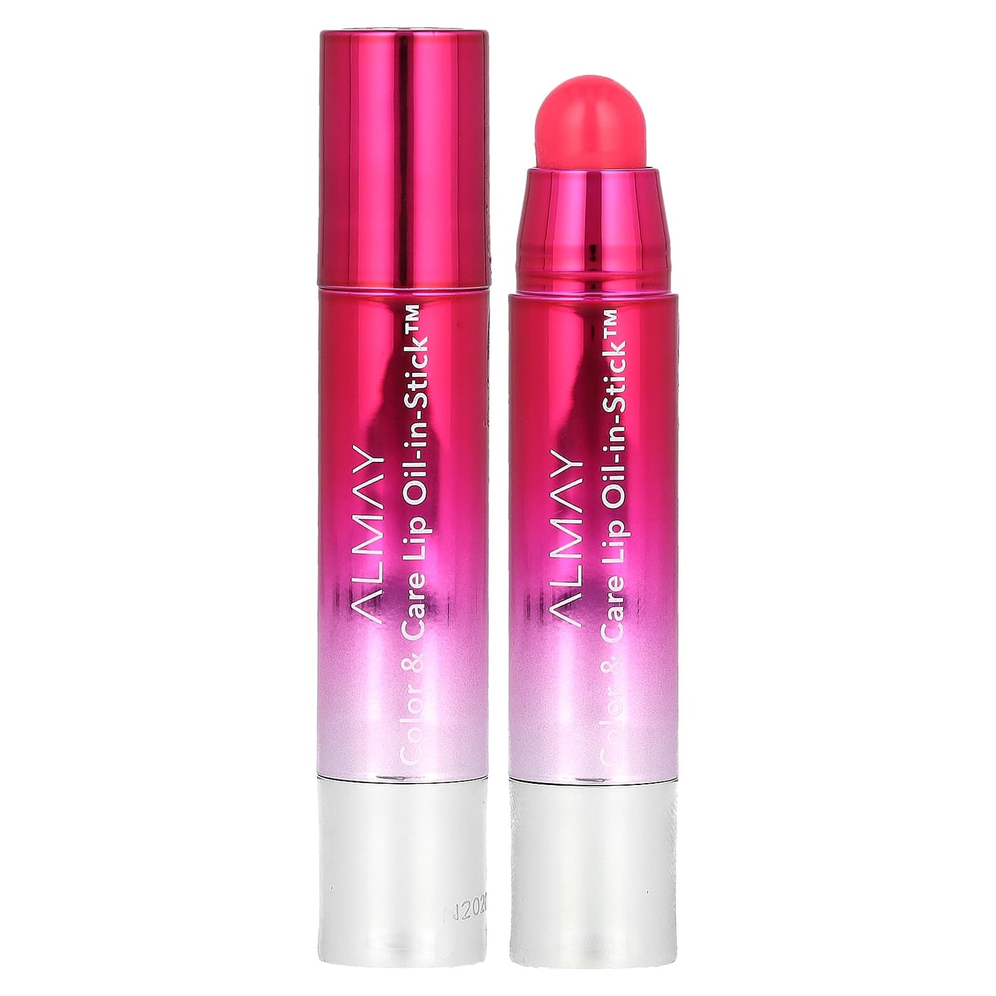 Almay Lip Oil-in-Stick, 130 Raspberry Rush, Moisturizing Lip Color - Image 1