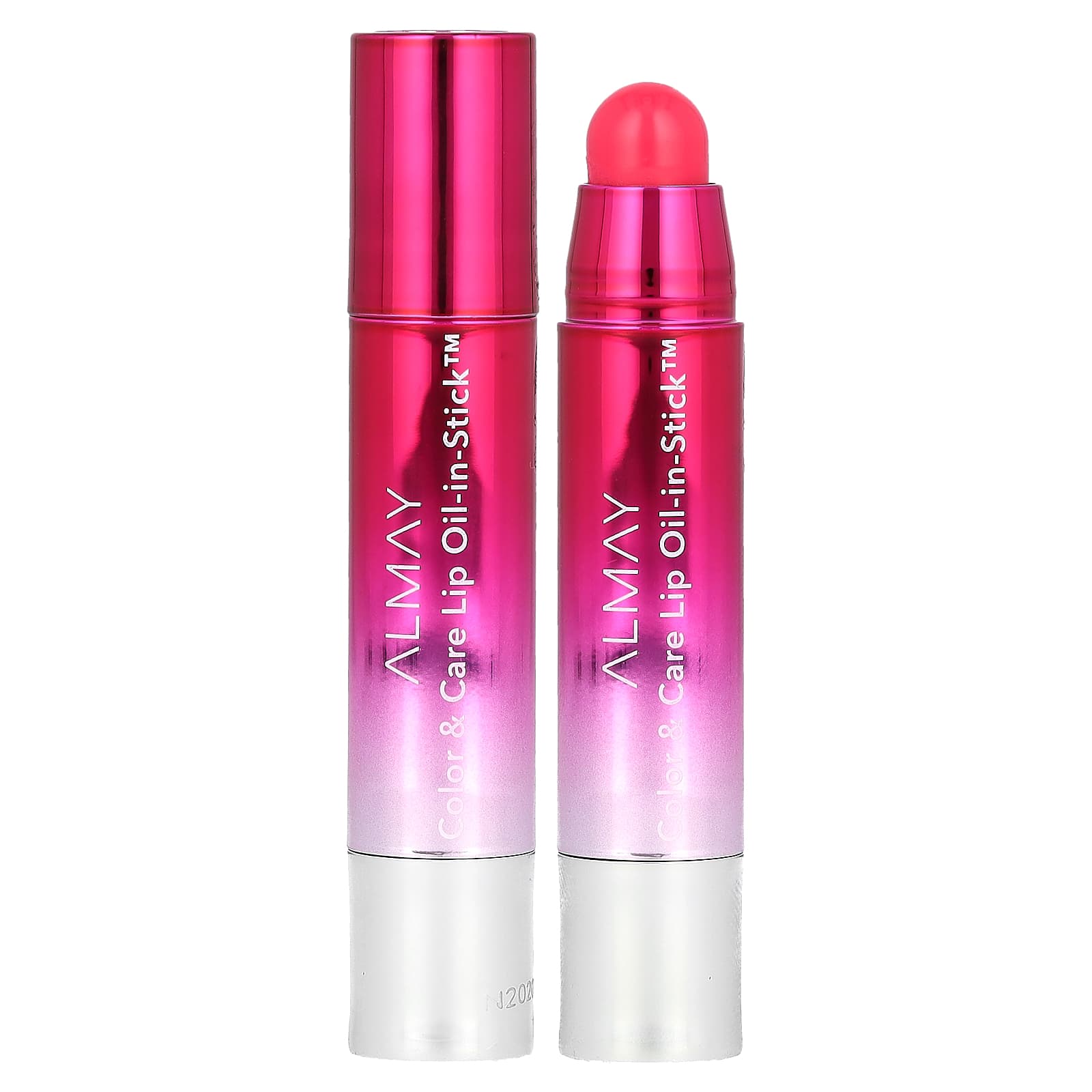 Almay Lip Oil-in-Stick, 130 Raspberry Rush, Moisturizing Lip Color - Image 1