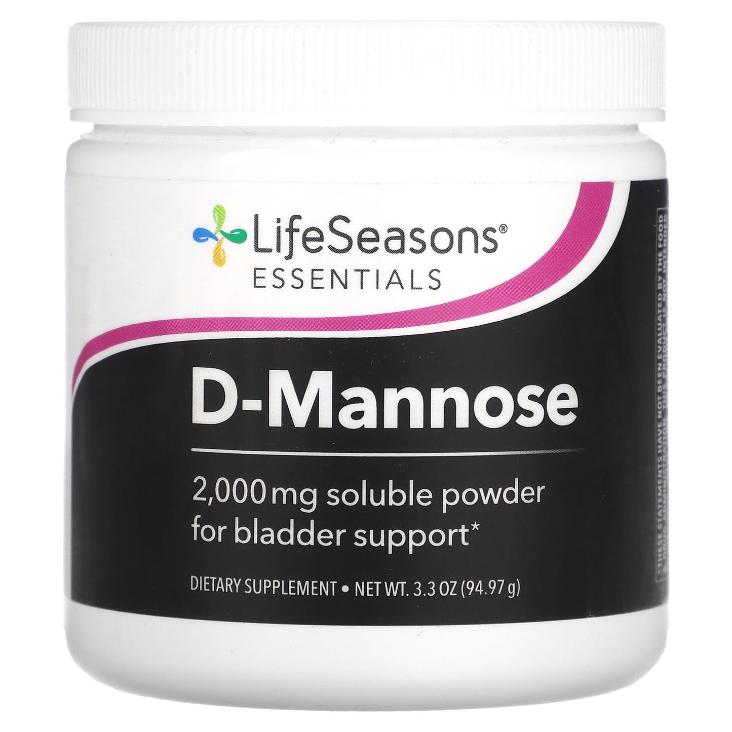 LifeSeasons, D-Mannose, 3.3 oz (94.97 g) - Image 1