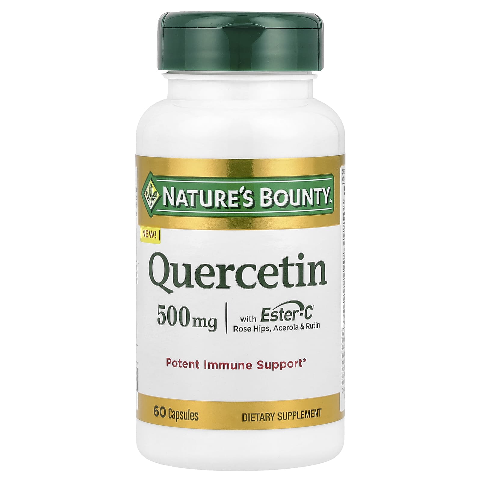 Nature's Bounty, Quercetin With Ester-C®, 60 Capsules - Image 1