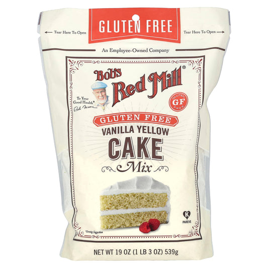Gluten Free Vanilla Yellow Cake Mix, Easy to Make in Minutes | Bob's Red Mill - Image 1