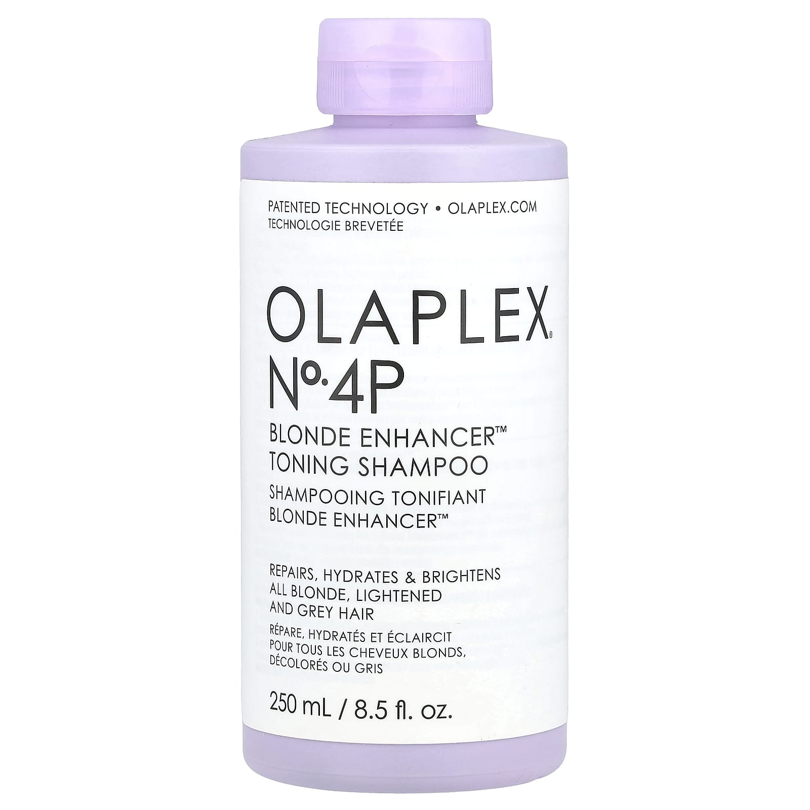 Olaplex, No. 4P Blonde Enhancer™ Toning Shampoo, 8.5 fl oz (250 ml) - Image 1