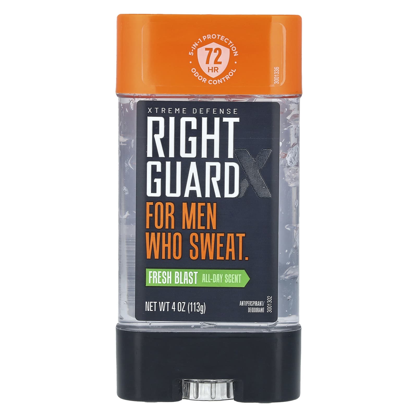 Right Guard, Xtreme Defense, Antiperspirant/Deodorant, Fresh Blast, 4 oz (113 g) - Image 1