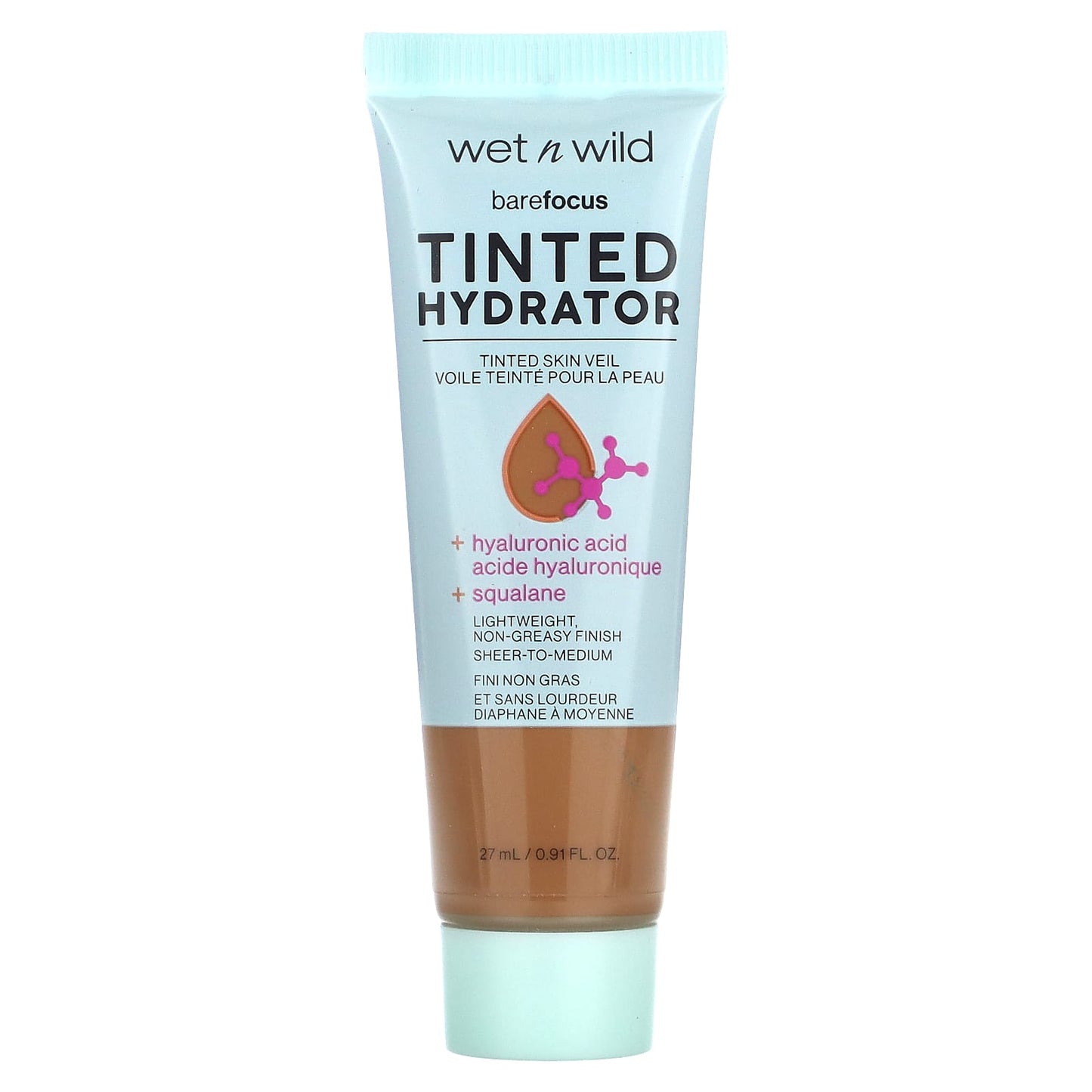 wet n wild, Barefocus, Tinted Hydrator, 1114093 Deep, 0.91 fl oz (27 ml) - Image 1