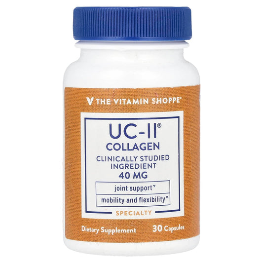 The Vitamin Shoppe, UC-II® Collagen, 40 mg, 30 Capsules - Image 1