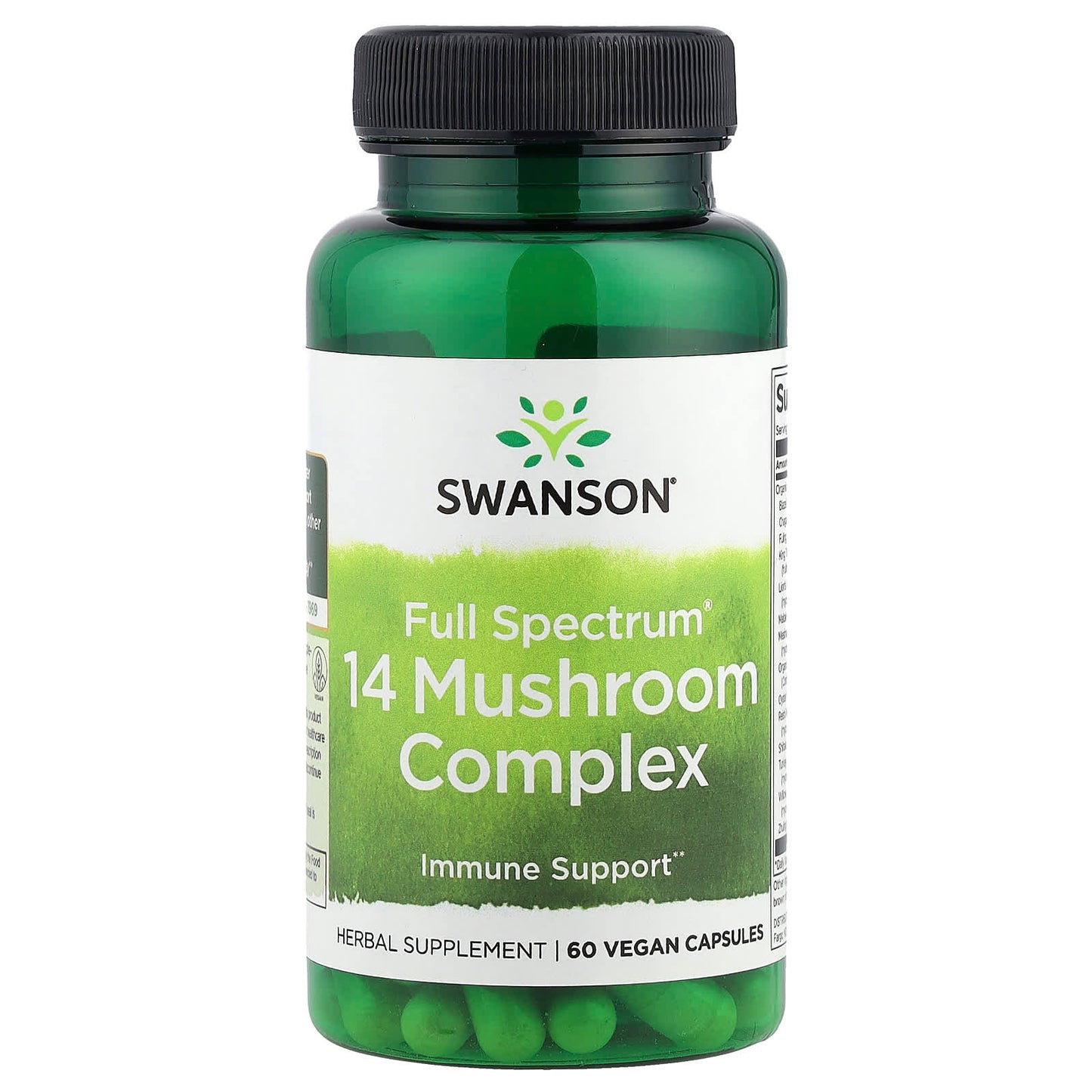 Swanson, Full Spectrum®, 14 Mushroom Complex , 60 Vegan Capsules - Image 1