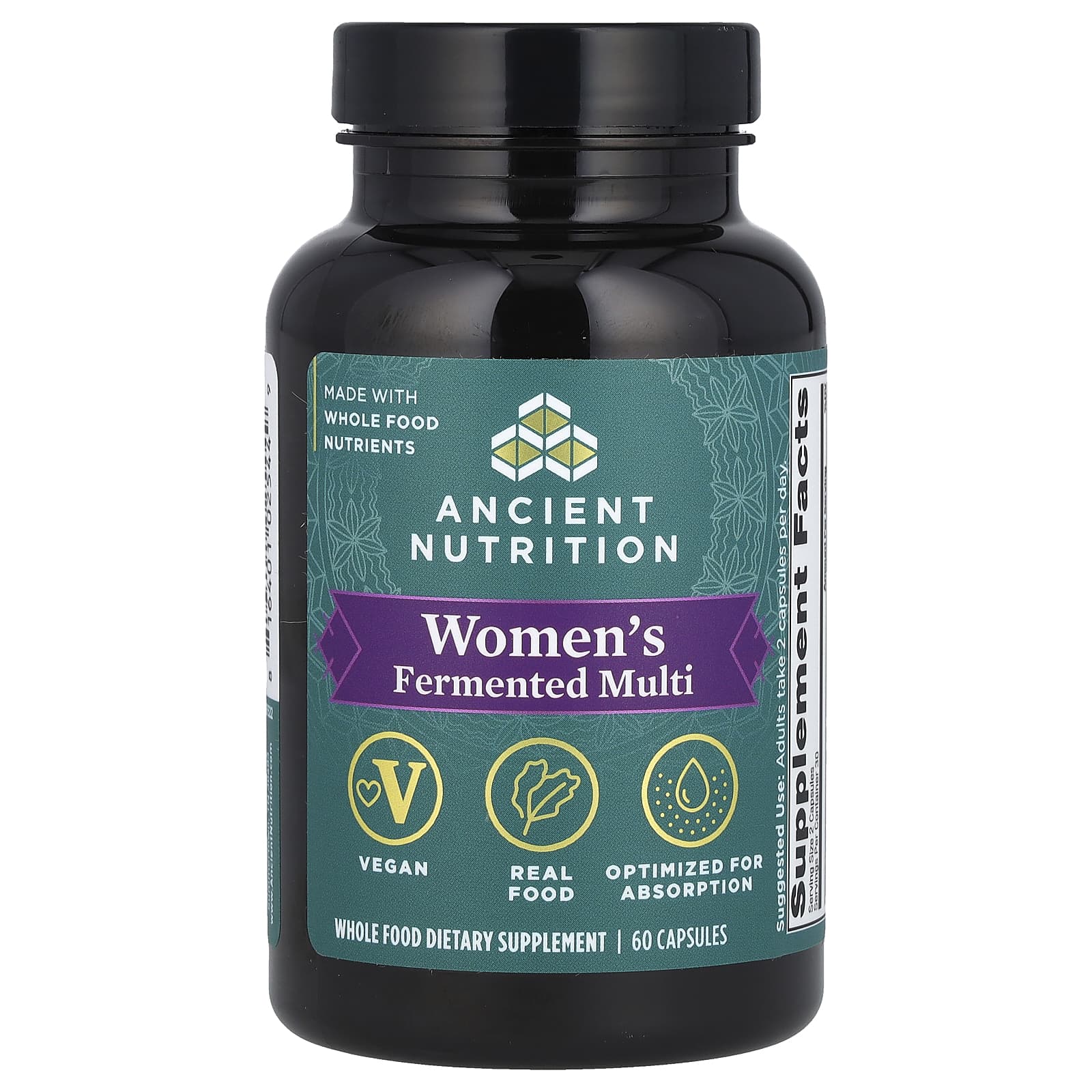 Ancient Nutrition Women's Fermented Multi Vitamin 60 Capsules - Image 1