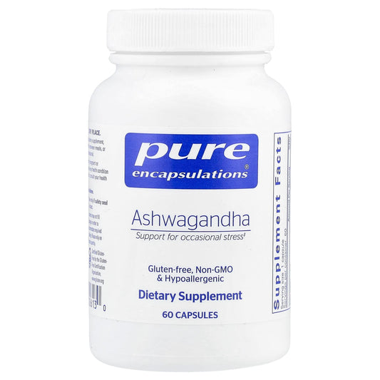 Pure Encapsulations, Ashwagandha, 60 Capsules (500 mg per Capsule) - Image 1