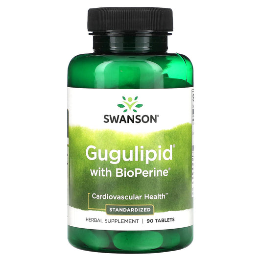 Swanson, Gugulipid with BioPerine, Standardized, 90 Tablets - Image 1