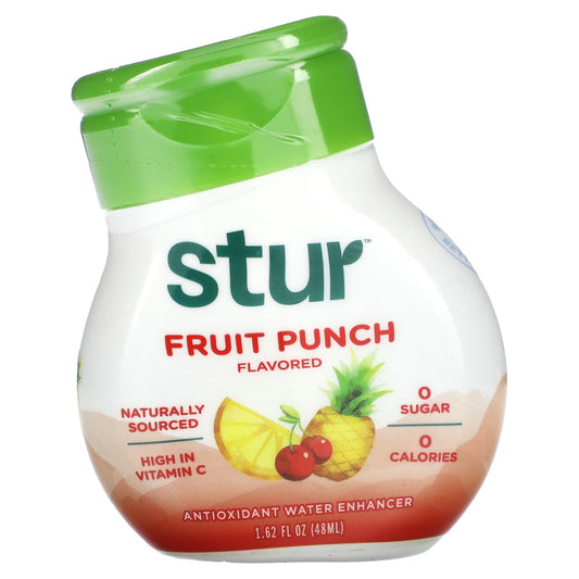 Stur, Antioxidant Water Enhancer, Fruit Punch, 1.62 fl oz (48 ml) - Image 1