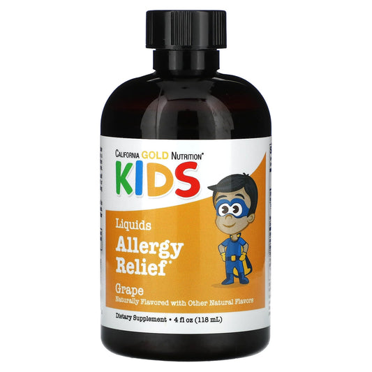 California Gold Nutrition Liquid Allergy Relief for Kids - Image 1