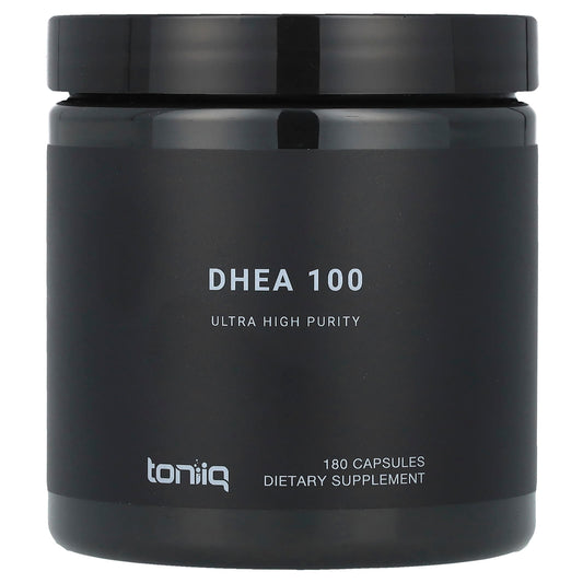 Toniiq, DHEA 100, 180 Capsules (100 mg per Capsule)