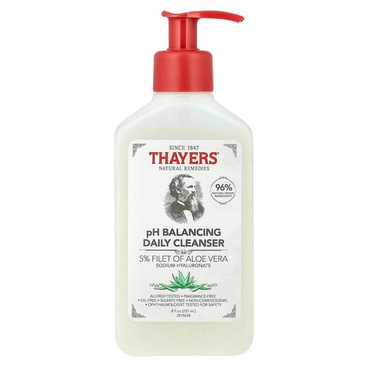 Thayers, pH Balancing Daily Cleanser, Fragrance Free, 8 fl oz (237 ml) - Image 1