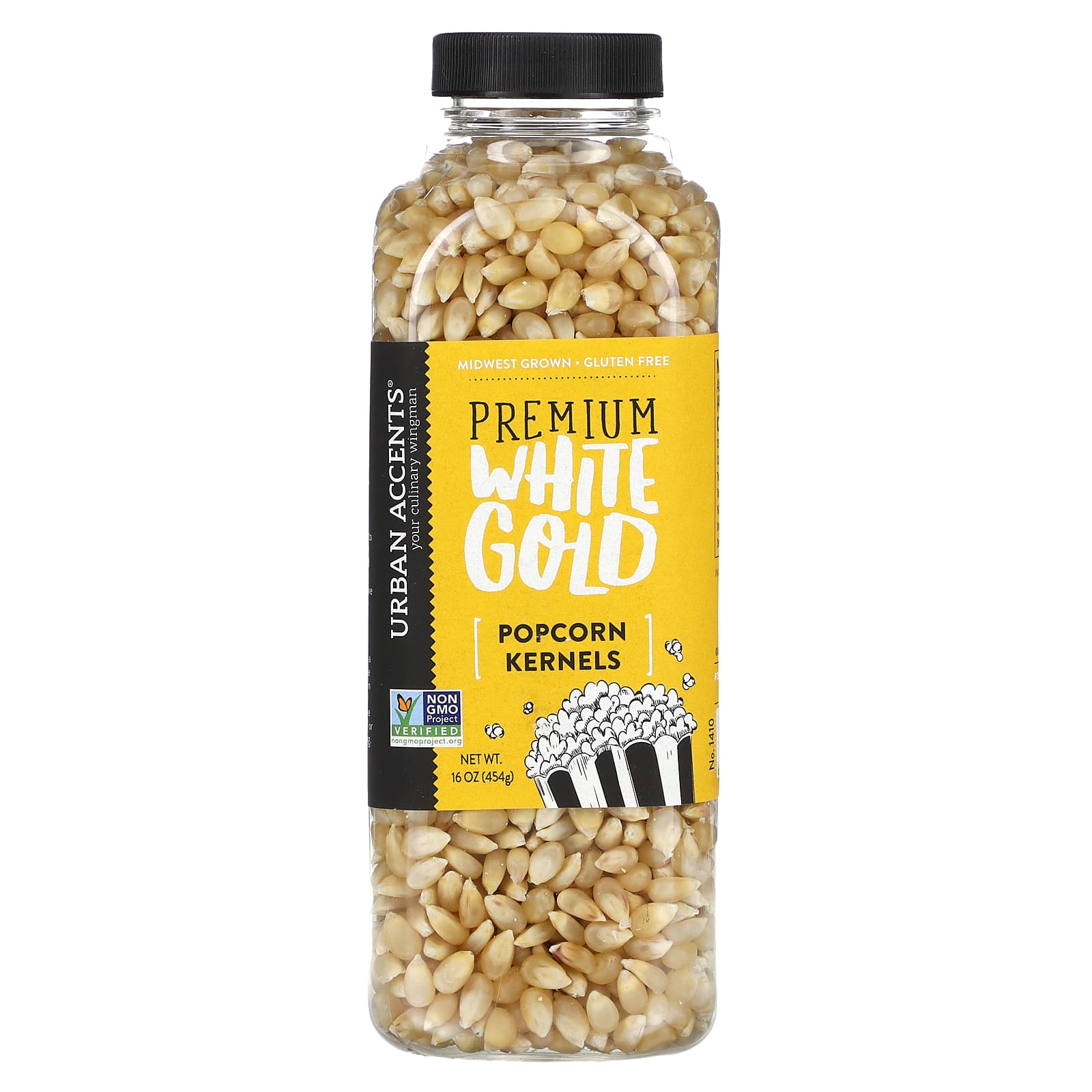 Urban Accents, Popcorn Kernels, Premium White Gold, 16 oz (454 g) - Image 1