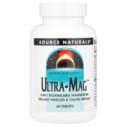Source Naturals, Ultra-Mag™, 60 Tablets - Image 1