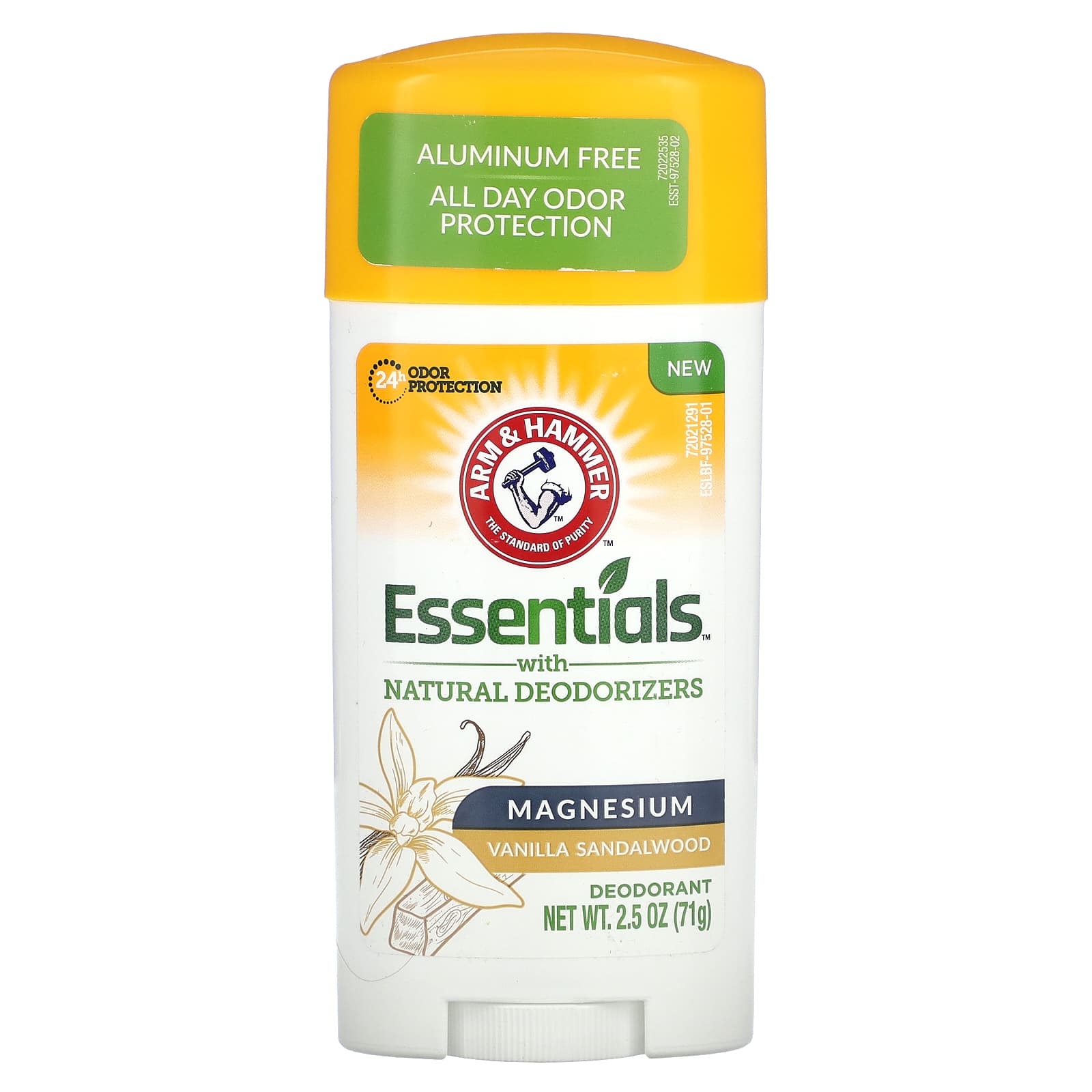 Natural Deodorant with Arm & Hammer Essentials - 24H Odor Protection - Image 1