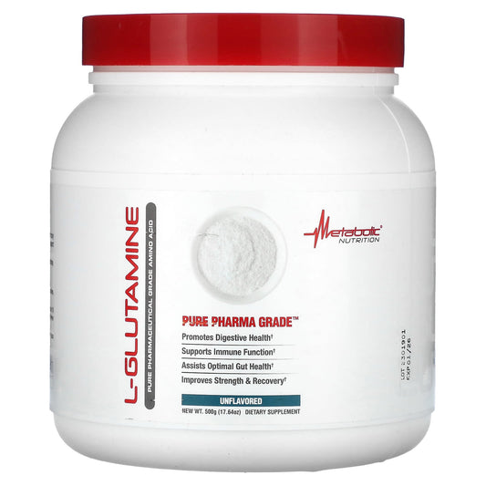 Metabolic Nutrition, L-Glutamine, Unflavored, 17.64 oz (500 g) - Image 1
