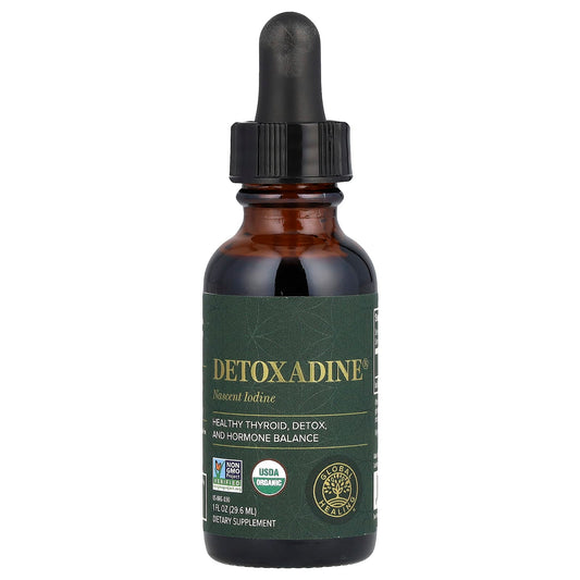 Global Healing Detoxadine Nascent Iodine 1 fl oz 1950 mcg Serving - Image 1