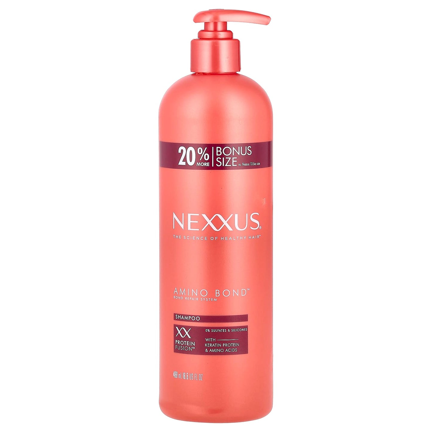 Nexxus, Amino Bond™ Shampoo, For All Types of Damaged Hair, 16.5 fl oz (488 ml) - Image 1