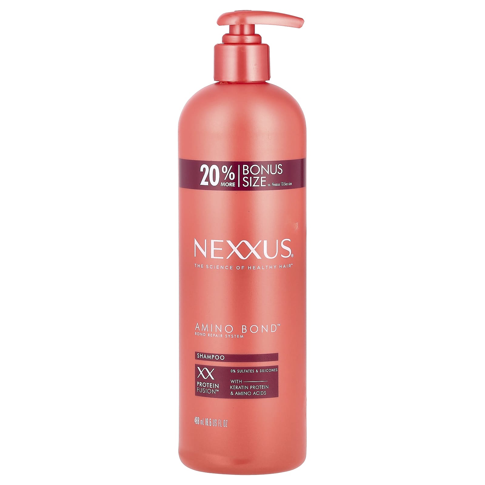 Nexxus, Amino Bond™ Shampoo, For All Types of Damaged Hair, 16.5 fl oz (488 ml) - Image 1