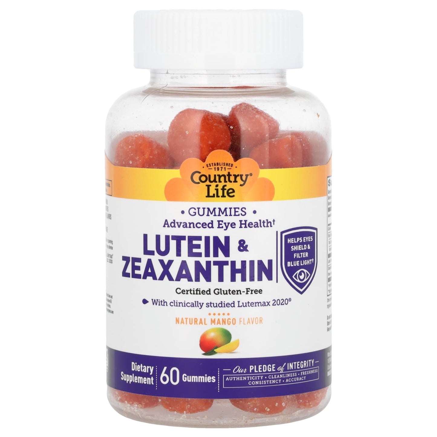 Country Life Lutein & Zeaxanthin Eye Health Gummies - Image 1