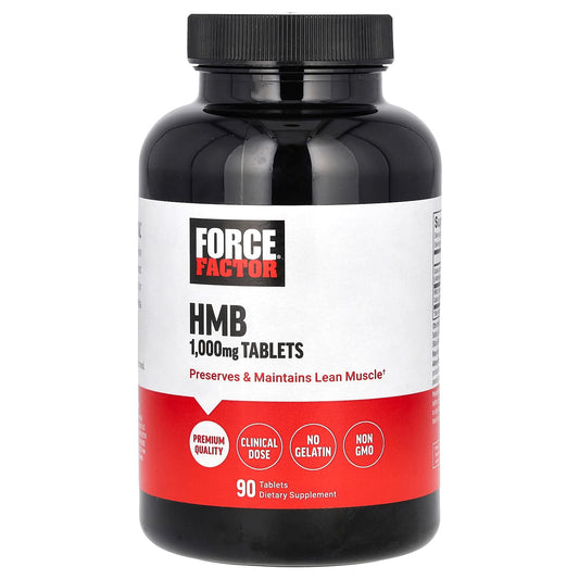 HMB Lean Muscle Preservation Tablets by Force Factor - 90 Count - Image 1