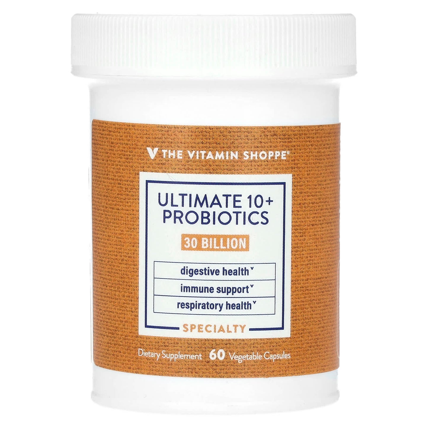 The Vitamin Shoppe, Ultimate 10+ Probiotics, 30 Billion CFU, 60 Vegetable Capsules - Image 1