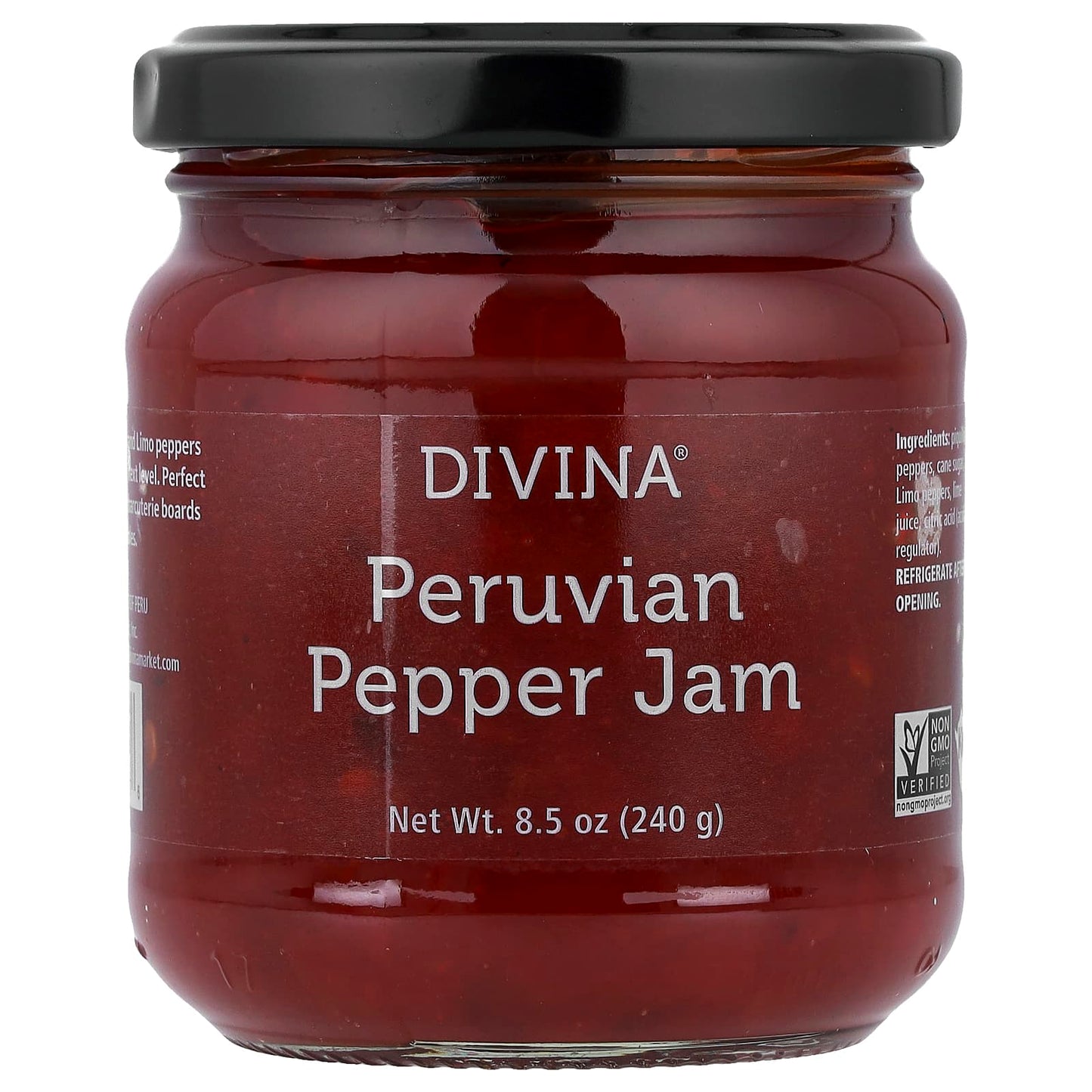 Peruvian Pepper Jam by Divina, Perfect for Grilled Cheese & More - Image 1