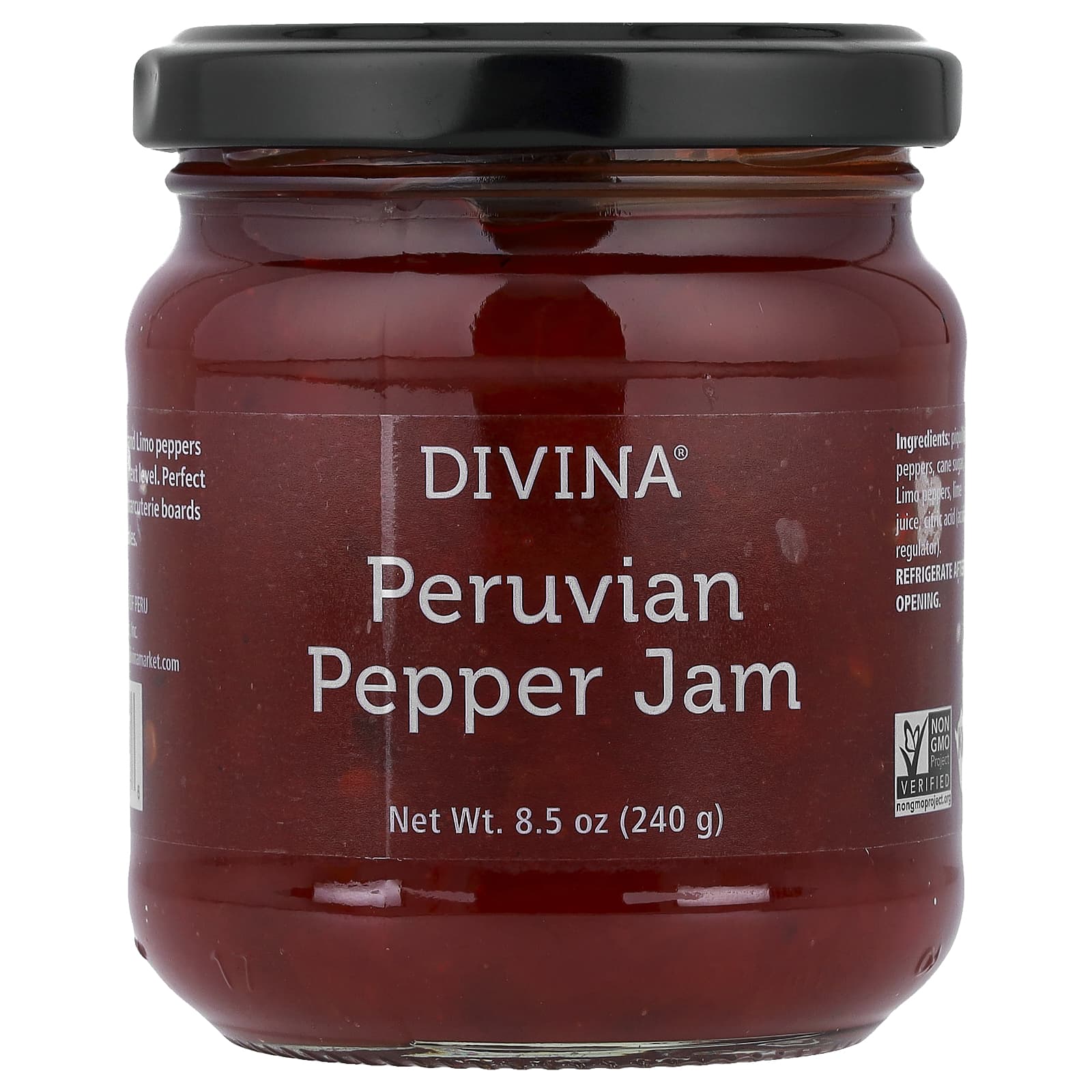 Peruvian Pepper Jam by Divina, Perfect for Grilled Cheese & More - Image 1