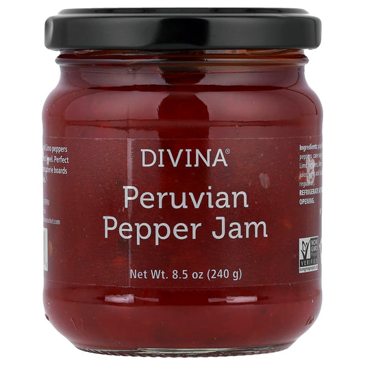 Peruvian Pepper Jam by Divina, Perfect for Grilled Cheese & More - Image 1