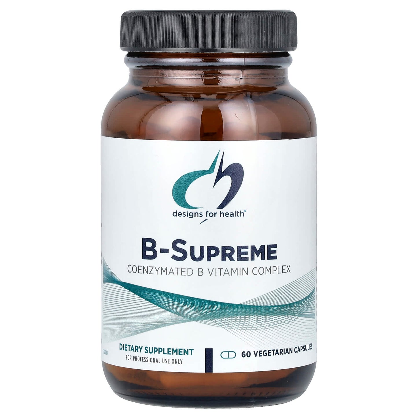 B-Supreme by Designs For Health - Coenzymated B Vitamin Complex 60 Capsules - Image 1