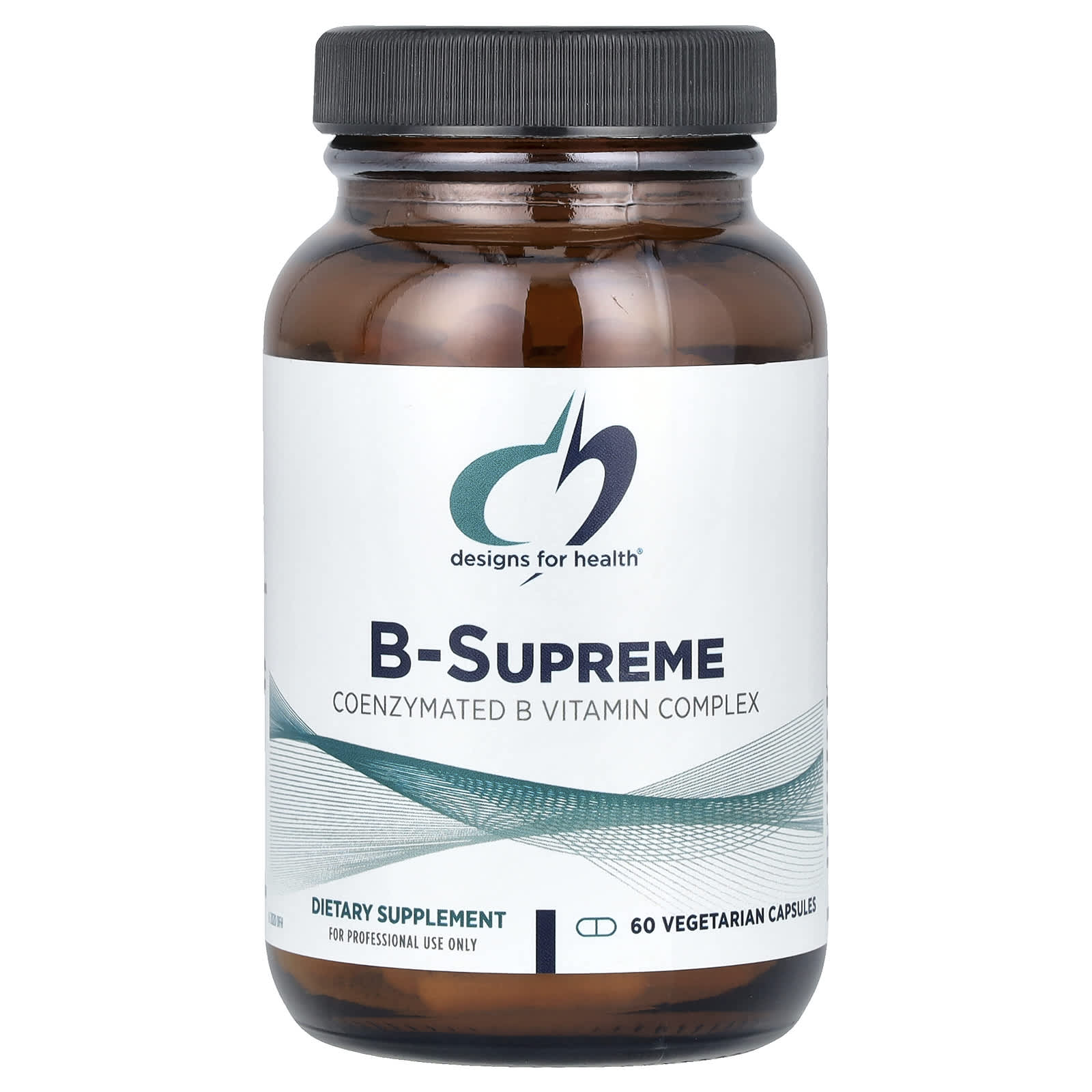B-Supreme by Designs For Health - Coenzymated B Vitamin Complex 60 Capsules - Image 1