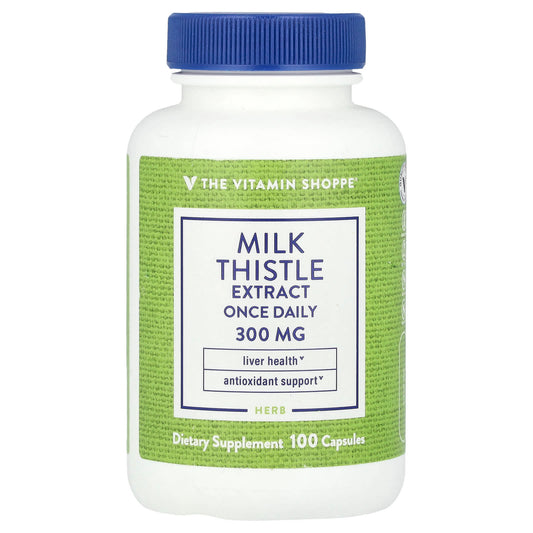 The Vitamin Shoppe, Milk Thistle Extract, 300 mg, 100 Capsules - Image 1