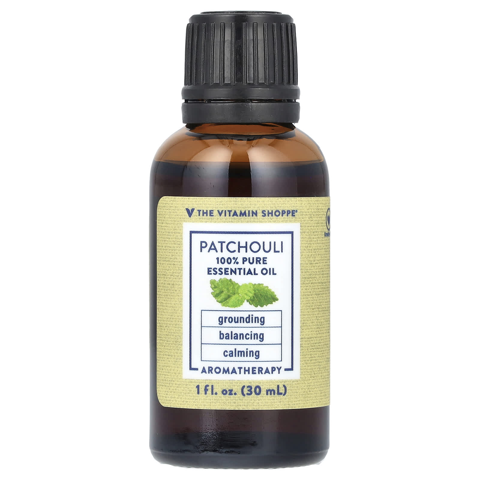 The Vitamin Shoppe, 100% Pure Essential Oil, Patchouli , 1 fl oz (30 ml) - Image 1