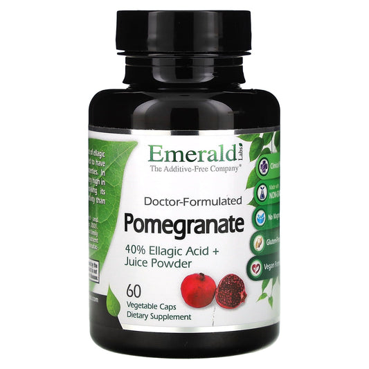 Pomegranate 725mg with 40% Ellagic Acid - Non-GMO & Vegan Formula - Image 1