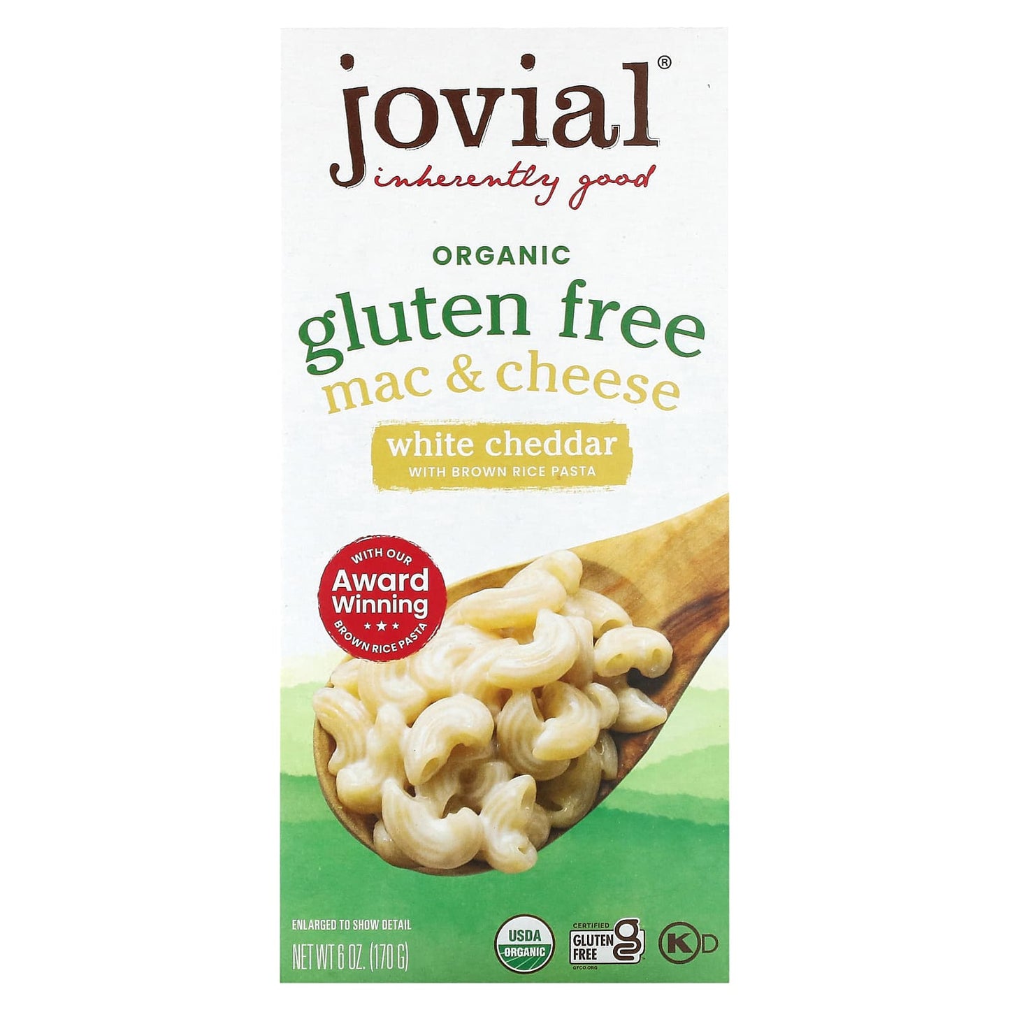 Jovial Organic Gluten Free White Cheddar Mac & Cheese, 6 oz - Image 1