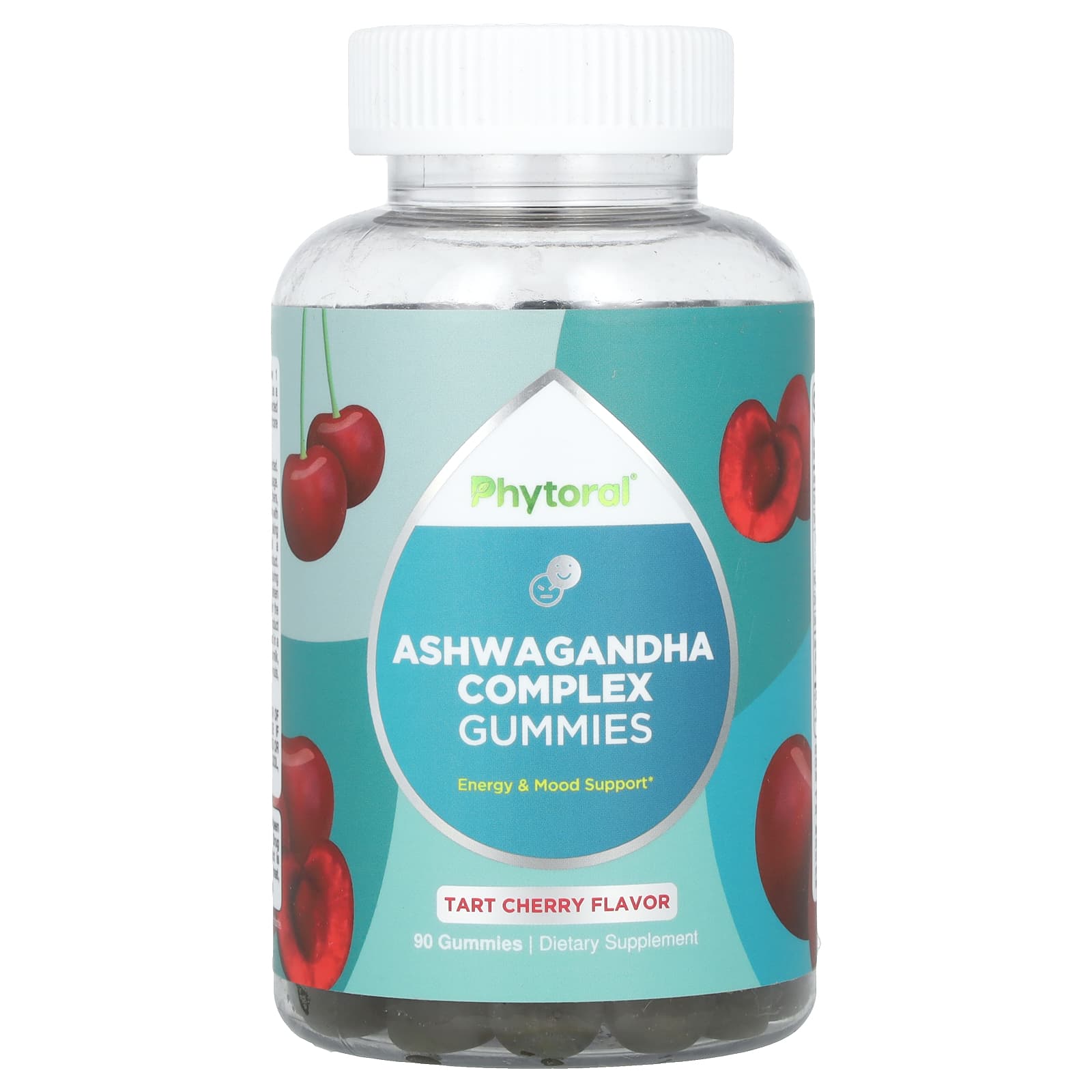 Phytoral, Ashwagandha Complex Gummies, Tart Cherry, 90 Gummies - Image 1