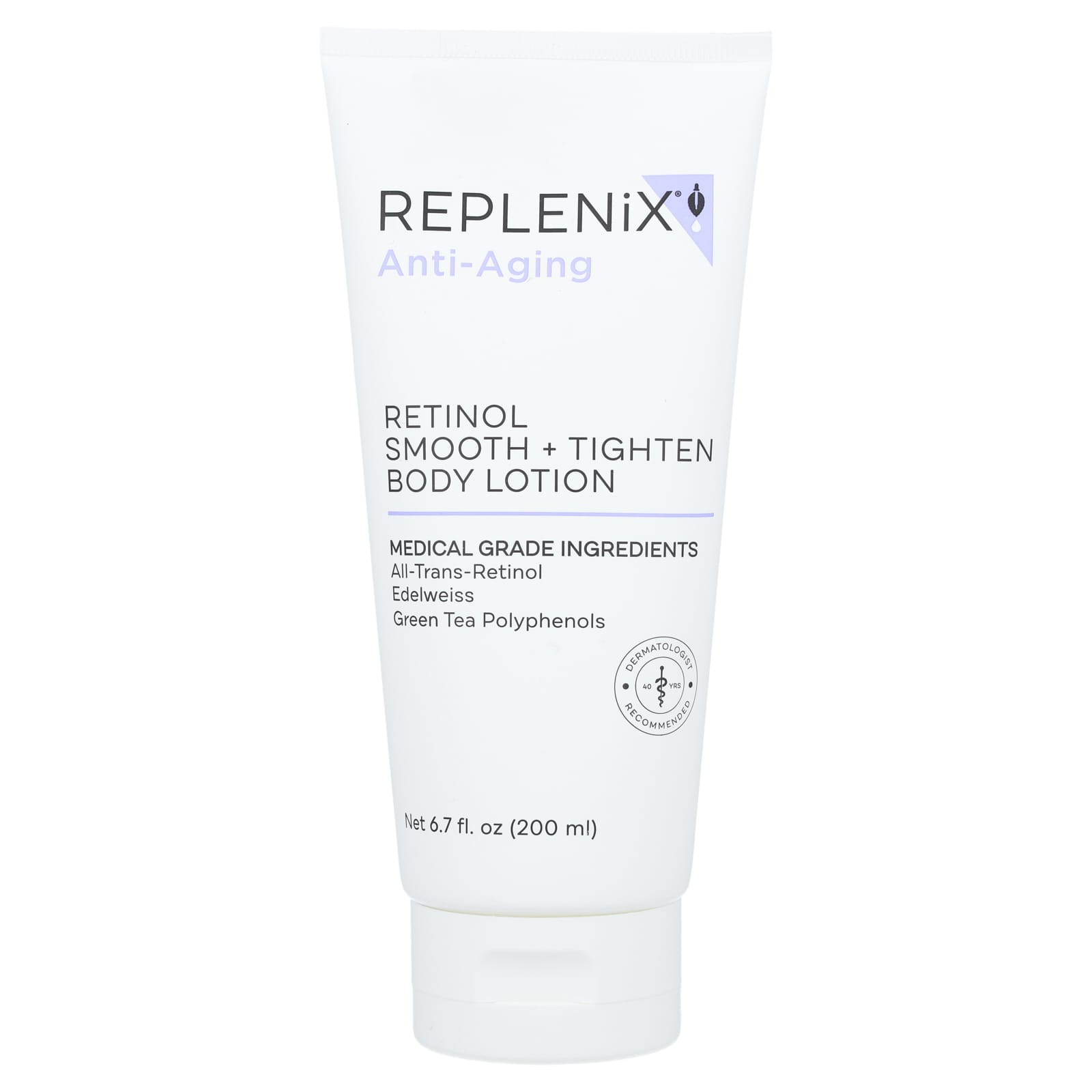 Replenix, Anti-Aging, Retinol Smooth + Tighten Body Lotion, 6.7 fl oz (200 ml) - Image 1