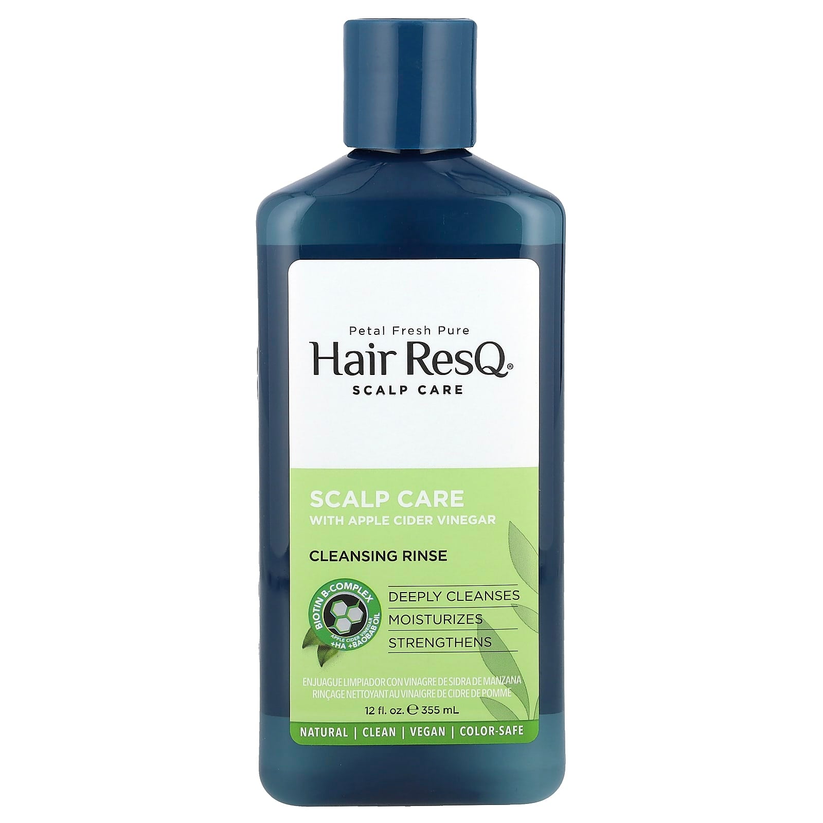 Petal Fresh, Hair ResQ®, Scalp Care, Cleansing Rinse, 12 fl oz (355 ml) - Image 1