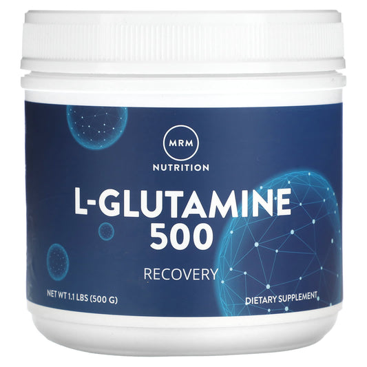 MRM Nutrition, L-Glutamine 500, 1.1 lbs (500 g) - Image 1