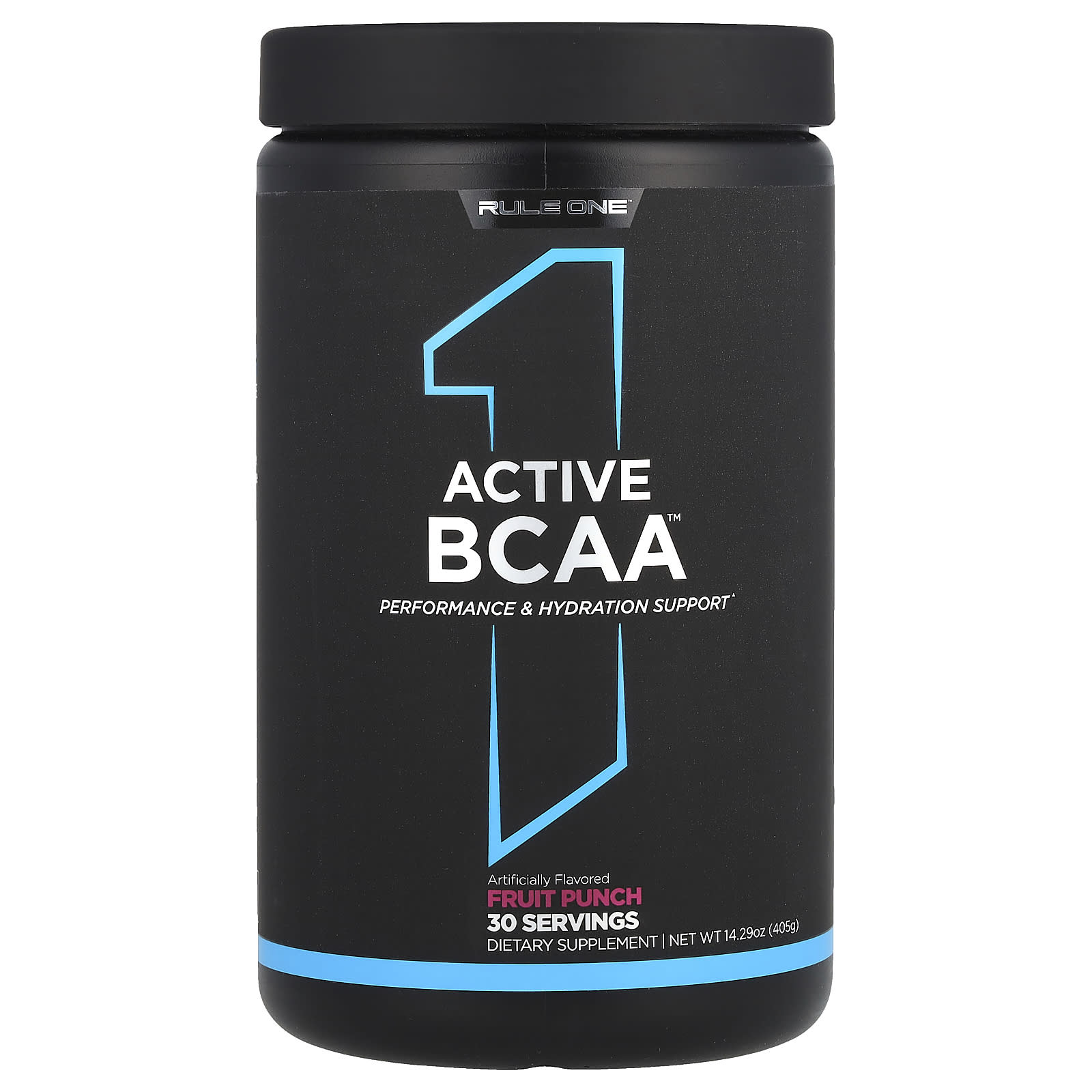 Rule One Proteins, Active BCAA, Fruit Punch, 14.29 oz (405 g) - Image 1