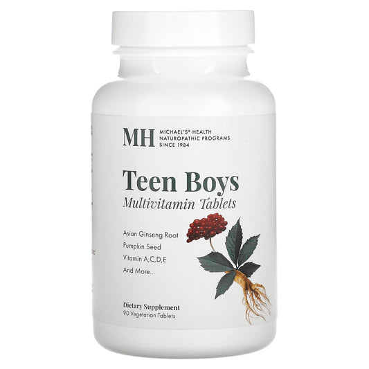 Michael's Health, Teen Boys Multivitamin, 90 Vegetarian Tablets - Image 1